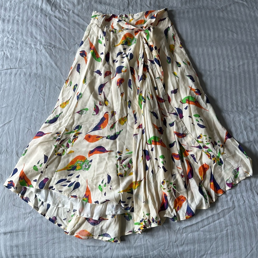 Elegant Multicolor Maxi Skirt
